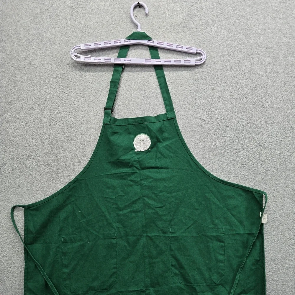 Starbucks Coffee Company Green Embroidered Apron Logo